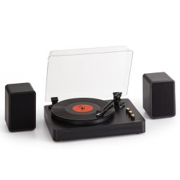 Auna TT-Play Prime, gramofónový prehrávač, stereo reproduktory, remeňový pohon, 33 1/3 a 45 otáčok/minútu