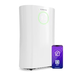 Klarstein DryFy ProConnect 24L odvlhčovač vzduchu, 24 l/deň, 30 m², WiFi, Aplikácia, LED indikátor, 24-hodinový časovač