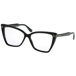 Okuliare k počítaču Tom Ford FT5844-B 001 filtrom modrého svetla