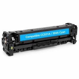 HP CC531A azúrový kompatibilný toner