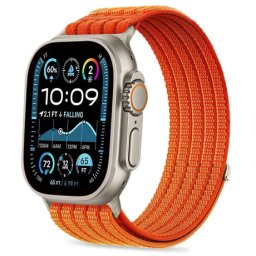 Tech-Protect Nylon Sport remienok na Apple Watch (44 / 45 / 46 / 49mm), orange