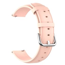BStrap Leather Lux remienok na Garmin Vivoactive 5, sand pink
