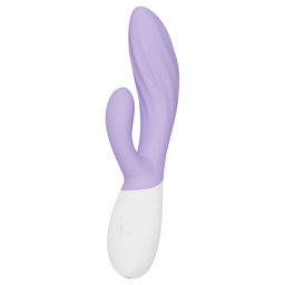LELO INA Twist - prov vibrtor na bod G s ramenom na stimulciu klitorisu (fialov)