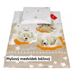 Sada do kočárku Plyšový medvídek béžový Výběr sady 4 sada