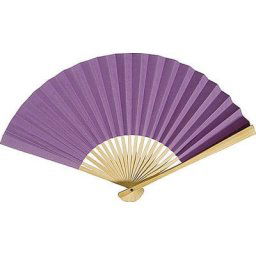 Lilac Paper Hand Fans
