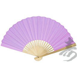 Lavender Paper Hand Fans