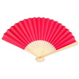 Hot Pink Paper Hand Fan