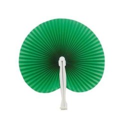 Green Hawaiian Paper Fans
