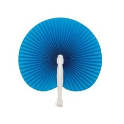 Blue Hawaiian Paper Fans