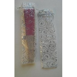 Organza Favour Bags - Silver