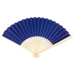 CLEARANCE SALE - Royal Blue Paper Hand Fans
