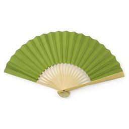 Olive Green Paper Hand Fan