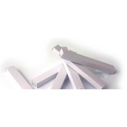 Plain White Glossy Gift Boxes for Fans