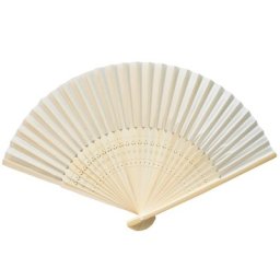 Ivory Silk Fans