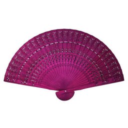 Fuchsia Sandalwood Fans