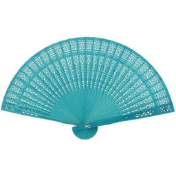 Turquoise Sandalwood Fans