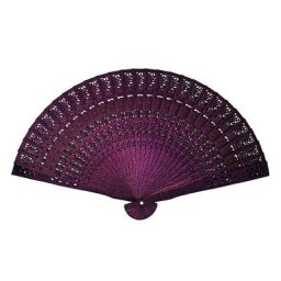 Purple Sandalwood Fans