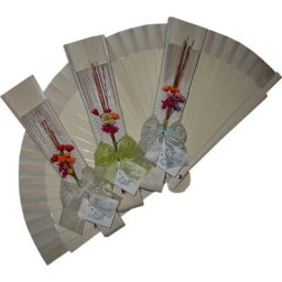 White Decorated Wedding Fan Ladies First