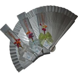 Silver Decorated Wedding Fan Ladies First