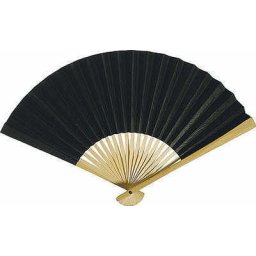 Black Paper Hand Fans