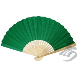 Green Paper Hand Fan