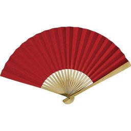 Red Paper Hand Fan