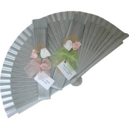 Silver Decorated Wedding Fan Spring