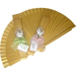 Gold Decorated Wedding Fan Lilies (ref: 02042)