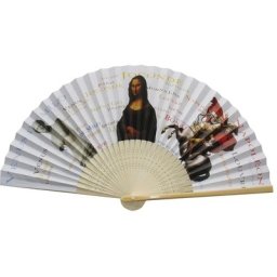 500 x Printed Promotional Paper Fans