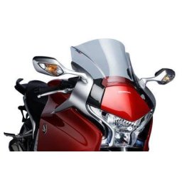 Honda VFR1200F Screen: (10-15) Double Bubble Race Style Light Smoke M5251H