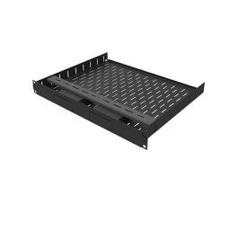 1u Vented Rack Shelf & Magnetic Faceplate For 2 X Apple Tv R1498/1uk-atv2