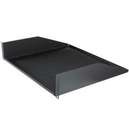 Rack Shelf 2u, Vented 368mm / 14.5 Deep Black, R1194/2uvk