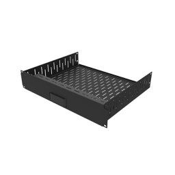 2u Vented Rack Shelf & Magnetic Faceplate For 1 X Apple Tv R1498/2uk-atv1