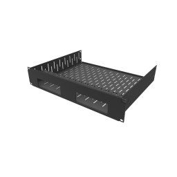 2u Vented Rack Shelf & Magnetic Faceplate For 2x Sonos Port, R1498/2uk-sport2