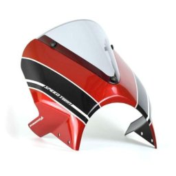 Triumph Speed Twin 1200 (19-24) Vision Fly Screen Korosi Red and Storm Grey 26000R