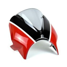 Royal Enfield Interceptor 650 (18+) Vision Fly Screen Ravishing Red Scheme 297950R