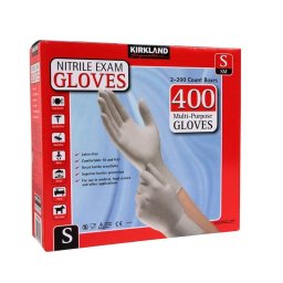 Kirkland Nitrile Gloves 400 Pack/Multi-Purpose/Latex-free/Kimberly-Clark - Small