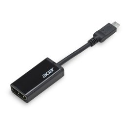 Acer GENUINE USB Type-C to HDMI Plug and Play Converter Cable Adaptor - Bla