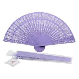 NEW! Coloured Sandalwood Fans (with optional bow)
