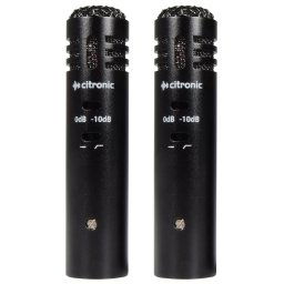 Citronic Ec20 Condenser Microphones - Stereo Pair