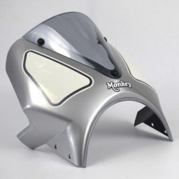 Honda Monkey 125 (22+) Vision Fly Screen: Silver / White 21250Z