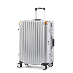 Swiss Military Medium 4 Wheel Spinner Hardside Case 24" Chrome Silver
