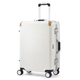 Swiss Military Medium 4 Wheel Spinner Hardside Case 24" Vanilla White