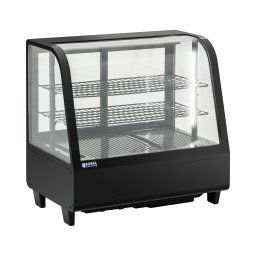 Refrigerated Display Case - 100 L - Royal Catering - 3 levels - black