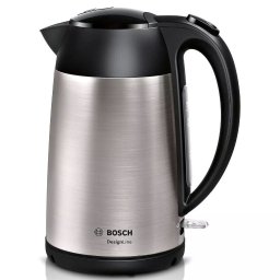 Bosch DesignLine TWK3P420GB Stainless Steel Cordless Kettle | 1.7 Litres 3000W