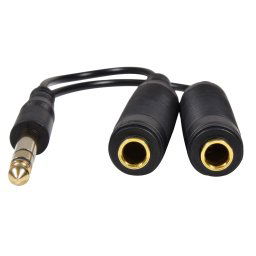 Avlink 6.3mm Headphone/audio Splitter Lead 0.2m