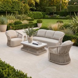 Harbour Lifestyle Pello 3 Seat Sofa Set in Fawn