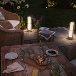 Paulmann - Plug & Shine Outdoor Basket 7.8W LED Single 40cm Floor Light in Brown
