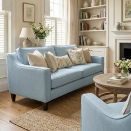 Sofa Style Wiltshire 2 Seat Sofa in Sky Blue