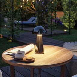 Paulmann - Onzo 2.6W LED Mobile Table Lamp with 3-Step Dim in Black
